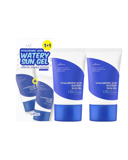 ISNTREE - Hyaluronic Acid Watery Sun Gel SPF50+ PA++++ 2pcs 50ml (2 τμχ)