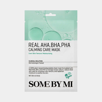 SOMEBYMI - Real AHA BHA PHA Calming Care Mask