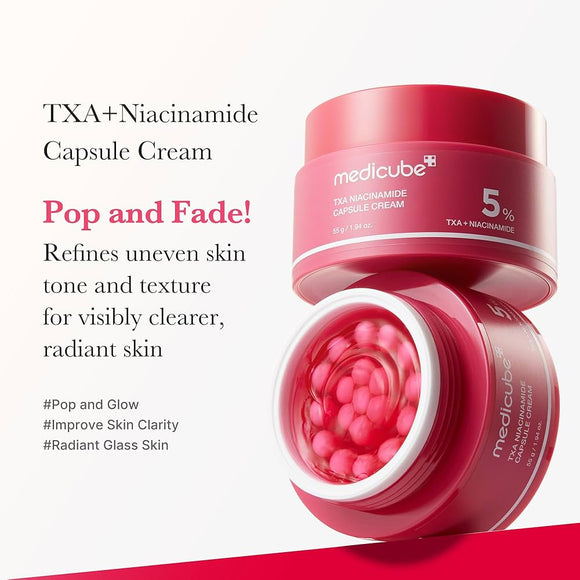 MEDICUBE TXA Niacinamide Capsule Cream Κορεάτικη Κρέμα Προσώπου 55ml
