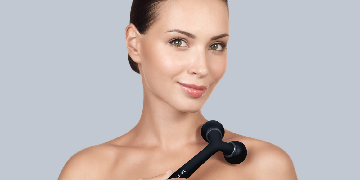GESKE - Sonic Facial & Body Roller - 4 in 1 - Black