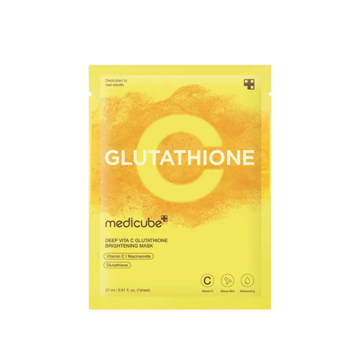 MEDICUBE - Deep Vita C Glutathione Brightening Mask