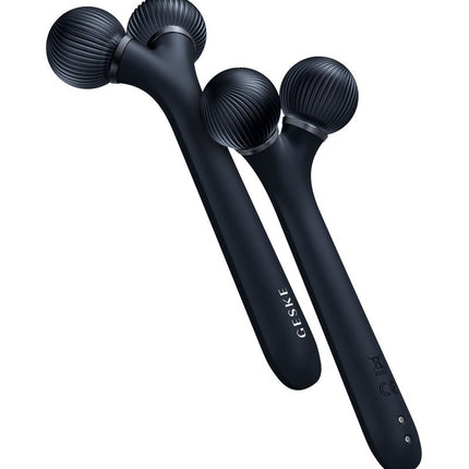 GESKE - Sonic Facial & Body Roller - 4 in 1 - Black