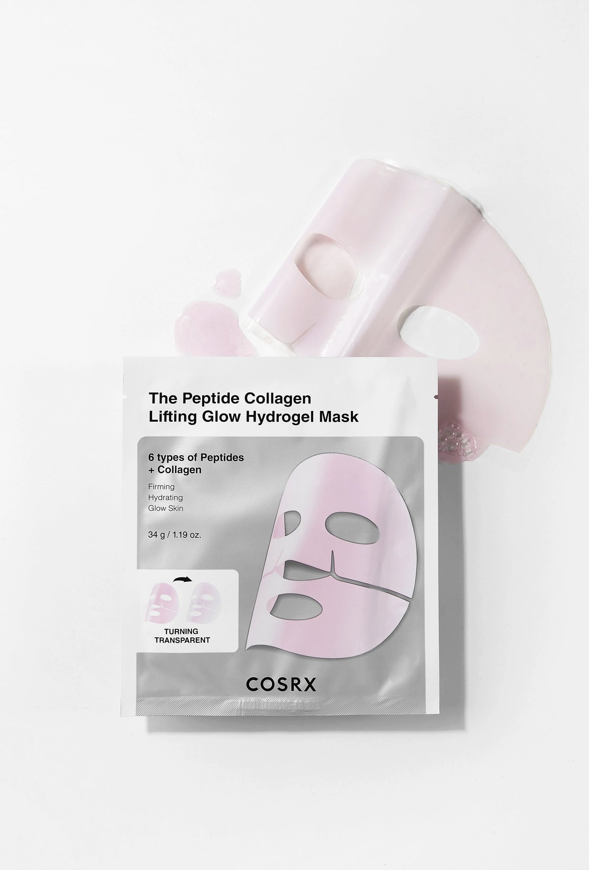 COSRX The Peptide Collagen Lifting Glow Hydrogel Mask Μάσκα Προσώπου