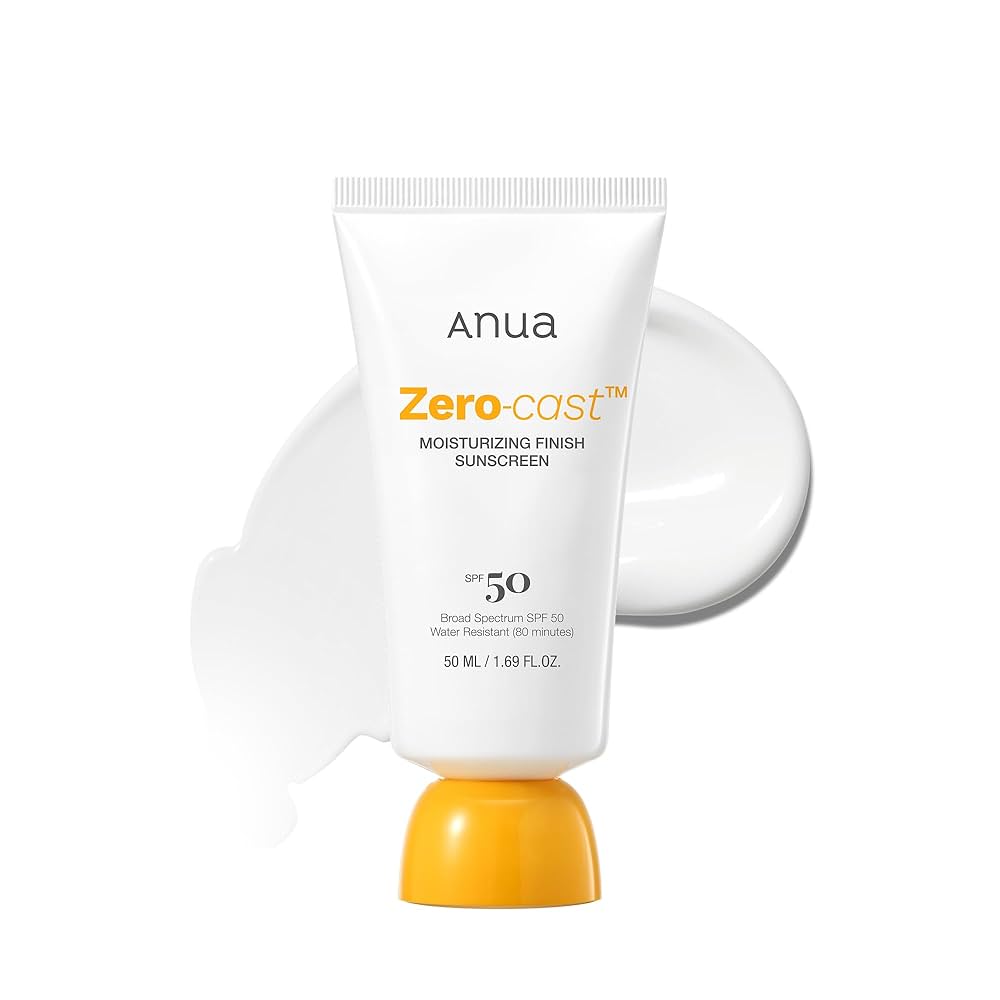 ANUA Zero- Cast Moisturizing Finish Sunscreen SPF 50+ PA++++ Αντηλιακό Προσώπου 50ml
