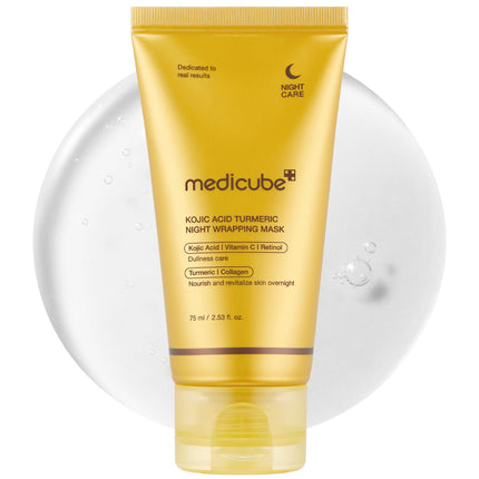 MEDICUBE - Kojic Acid Turmeric Night Wrapping Mask 75ml