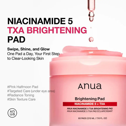 ANUA - Niacinamide 5 TXA Brightening Pad 60pads 210ml
