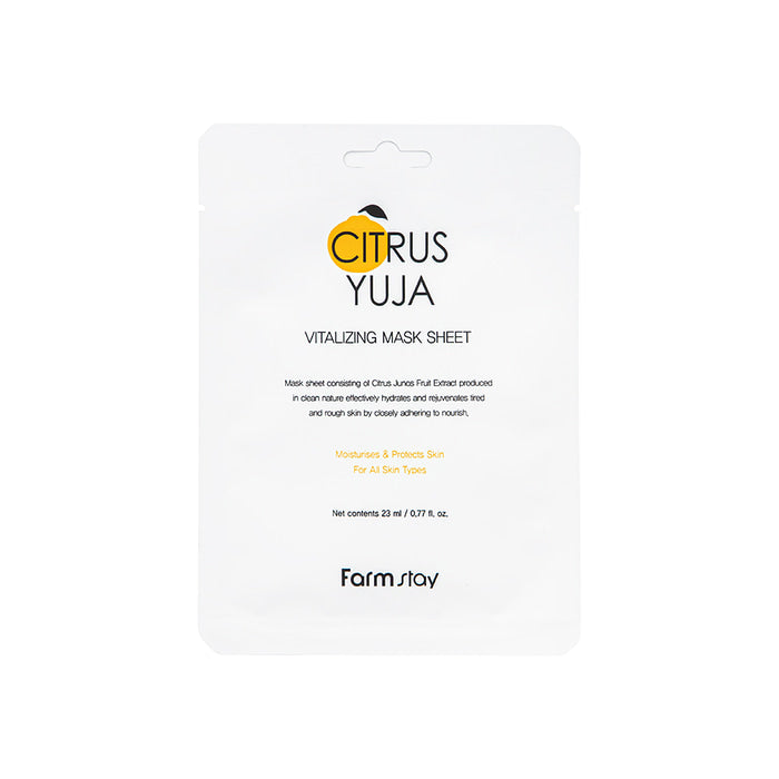 FARMSTAY - Citrus Yuja Vitalizing Sheet Mask