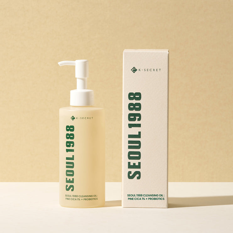 K - SECRET SEOUL 1988 - SEOUL 1988 Cleansing Oil: Pine Cica 1% + Probiotics 200ml