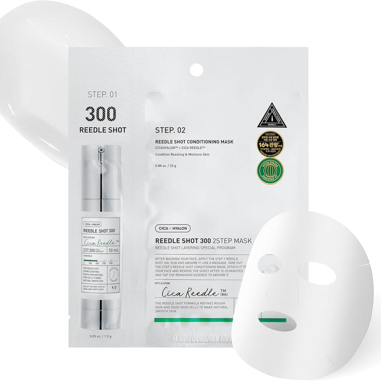 VT COSMETICS - Mild Reedle Shot 300 2-Step Mask 1pc