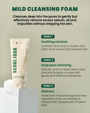 K SECRET SEOUL 1988 SEOUL 1988 Cleansing Foam: Pine Cica 1% + Probiotics Καθαριστικό Προσώπου 150ml