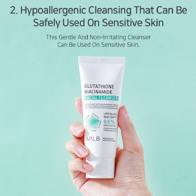 APLB - Glutathione Niacinamide Facial Cleanser 80ml