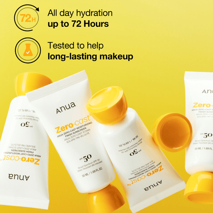ANUA - Zero- Cast Moisturizing Finish Sunscreen SPF 50+ PA++++ 50ml