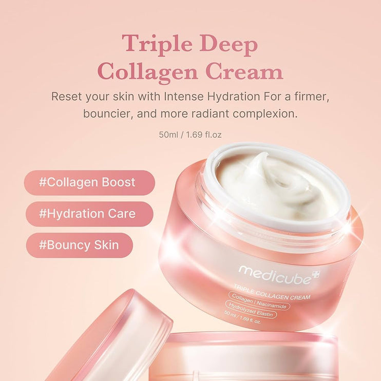 MEDICUBE - Triple Collagen Cream 50ml