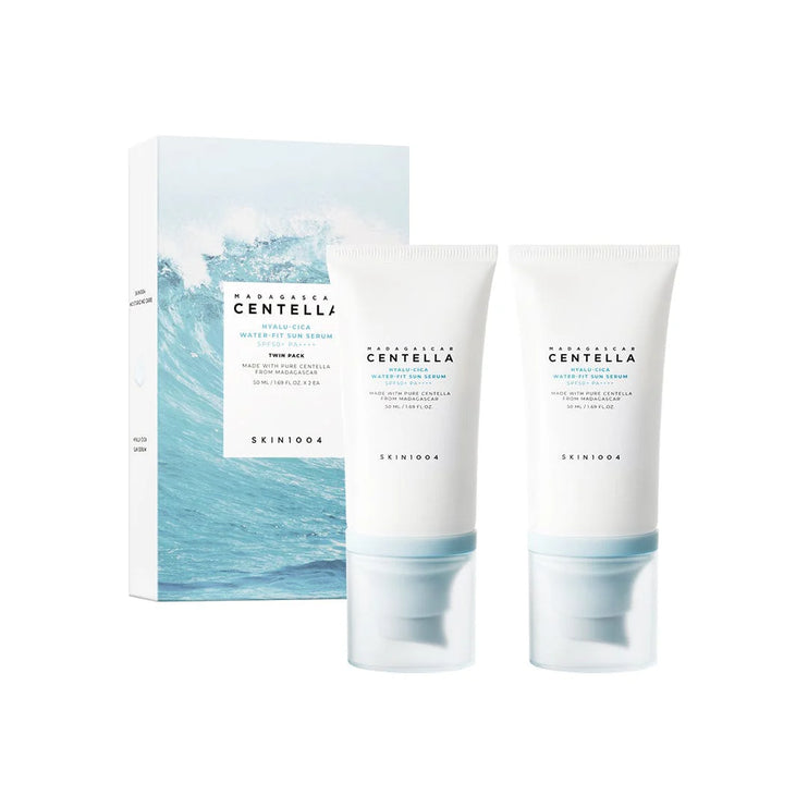 SKIN1004- Hyalu-Cica Water-Fit Sun Serum SPF50+ PA++++ Twin Pack 50ml/2EA
