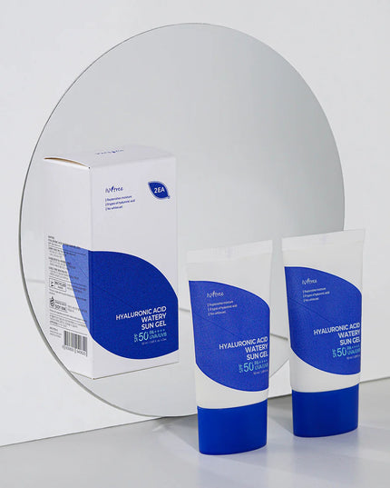 ISNTREE - Hyaluronic Acid Watery Sun Gel SPF50+ PA++++ 2pcs 50ml (2 τμχ)