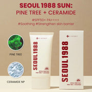 K SECRET SEOUL 1988 SEOUL 1988 Sun: Pine Tree + Ceramide SPF 50+ PA++++ Αντηλιακό Προσώπου
