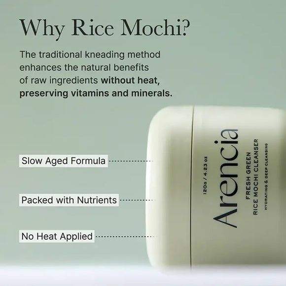 ARENCIA Fresh Green Rice Mochi Cleanser Καθαριστικό Προσώπου 120g