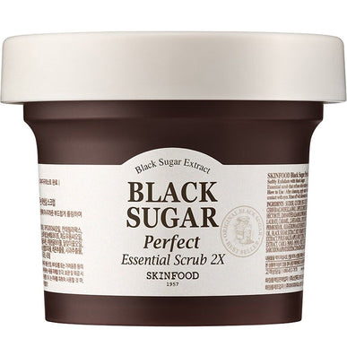 SKINFOOD- Black Sugar Perfect Essential Scrub 2X , 210gr