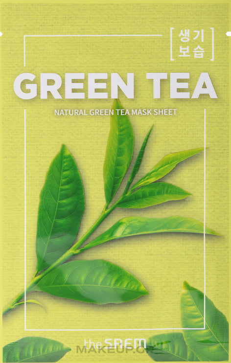 THE SAEM - Green Tea Natural Mask Sheet