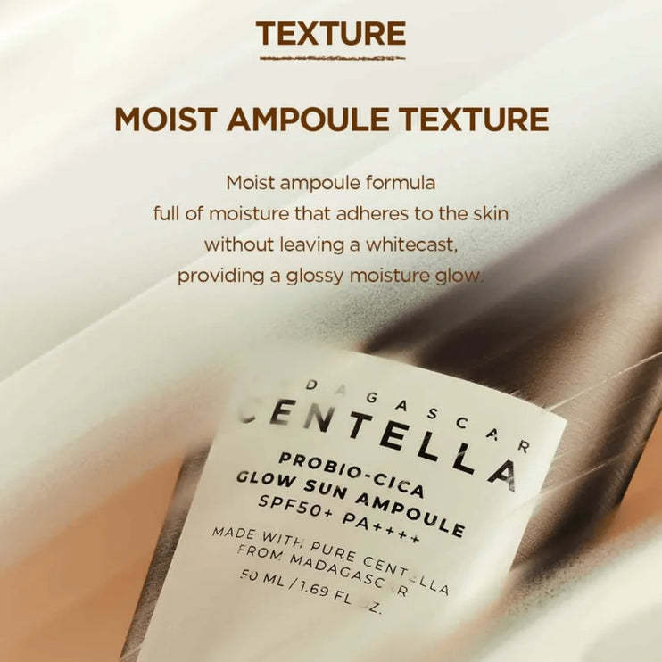 SKIN1004 Madagascar Centella Probio-Cica Glow Sun Ampoule SPF50+ PA++++ 50ml