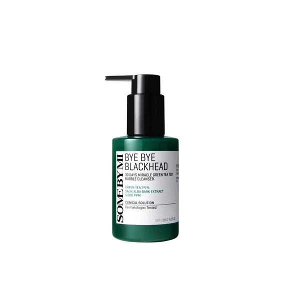 Some By Mi Bye Bye Blackhead 30 Days Miracle Green Tea Tox Bubble Cleanser - 120ml