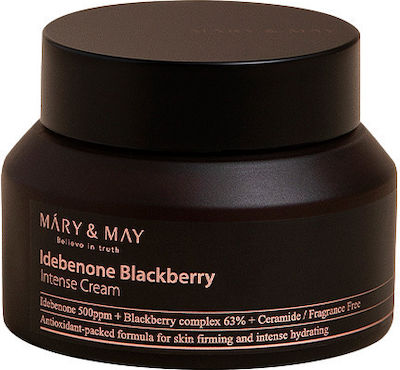 MARY & MAY Idebenone Blackberry Intense Cream Κρέμα Προσώπου 70ml