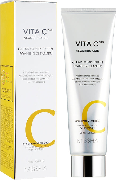 MISSHA Vita C Plus Clear Complexion Foaming Cleanser Καθαριστικό Προσώπου 120ml