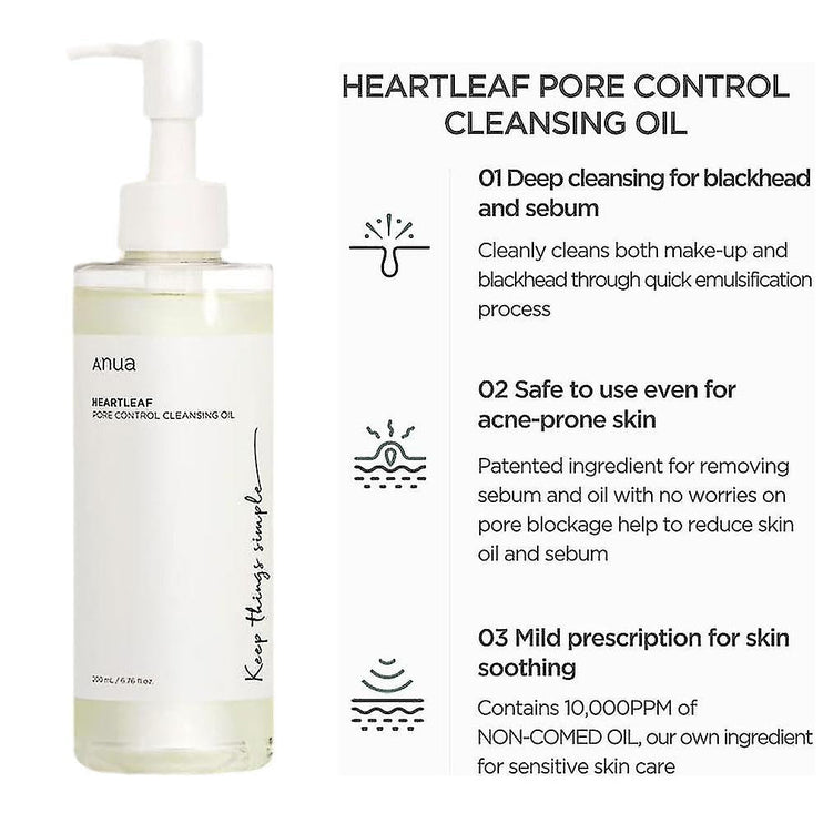 ANUA - Heartleaf Pore Control Cleansing Oil 200ml