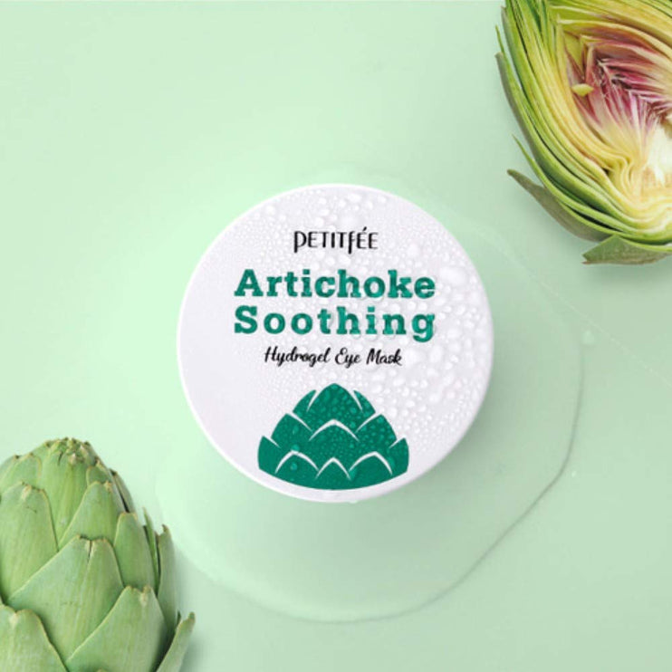 PETITFEE - Artichoke Soothing Hydrogel Eye Patches Pack 60pcs