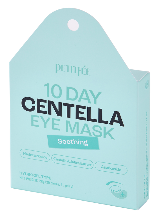 PETITFEE - 10 Day Centella Eye Mask Soothing 20pcs