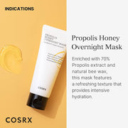 COSRX -Full Fit Propolis Honey Overnight Mask Μάσκα Προσώπου 60ml