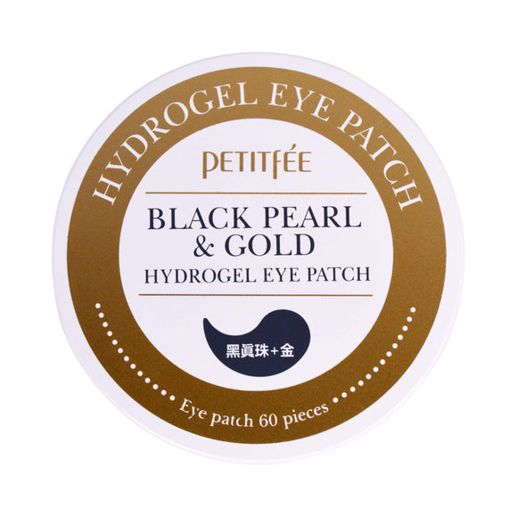 PETITFEE - Black Pearl & Gold Hydrogel Eye Patches Pack 60PCS