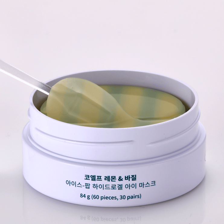 Koelf Lemon & Basil Ice-Pop Hydrogel Eye Mask 60τμχ