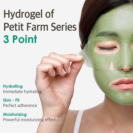 PETITFEE - Artichoke Soothing Hydrogel Face Mask Pack 5pcs