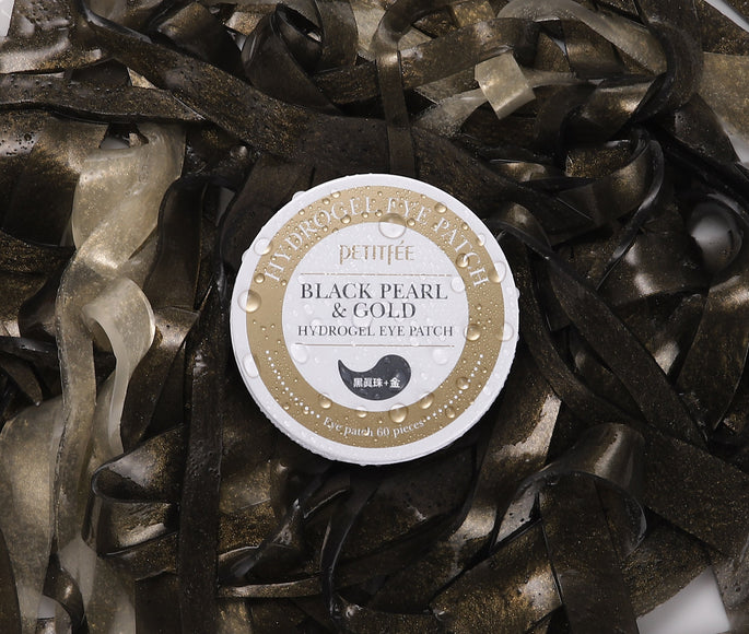 PETITFEE - Black Pearl & Gold Hydrogel Eye Patches Pack 60PCS
