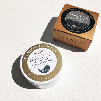 PETITFEE - Black Pearl & Gold Hydrogel Eye Patches Pack 60pcs