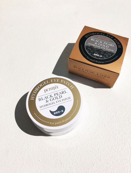 PETITFEE - Black Pearl & Gold Hydrogel Eye Patches Pack 60PCS