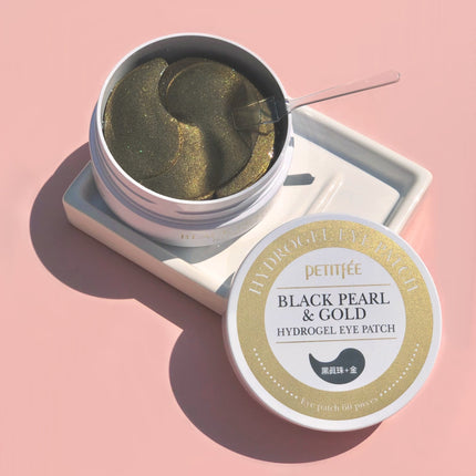 PETITFEE - Black Pearl & Gold Hydrogel Eye Patches Pack 60pcs