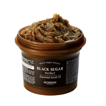 SKINFOOD- Black Sugar Perfect Essential Scrub 2X , 210gr