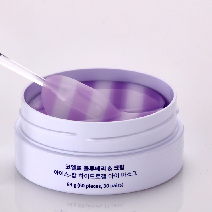 KOELF - Blueberry & Cream Ice-pop Hydrogel Eye Mask Pack 60pcs
