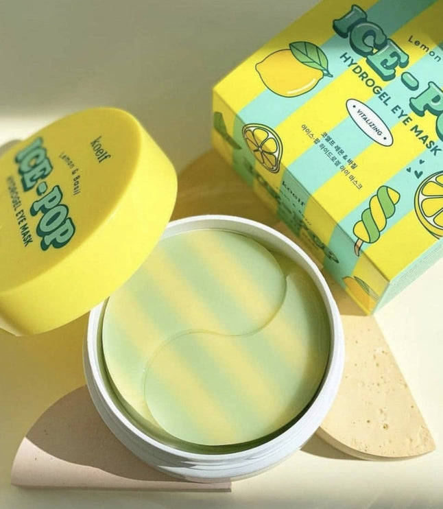 Koelf Lemon & Basil Ice-Pop Hydrogel Eye Mask 60τμχ