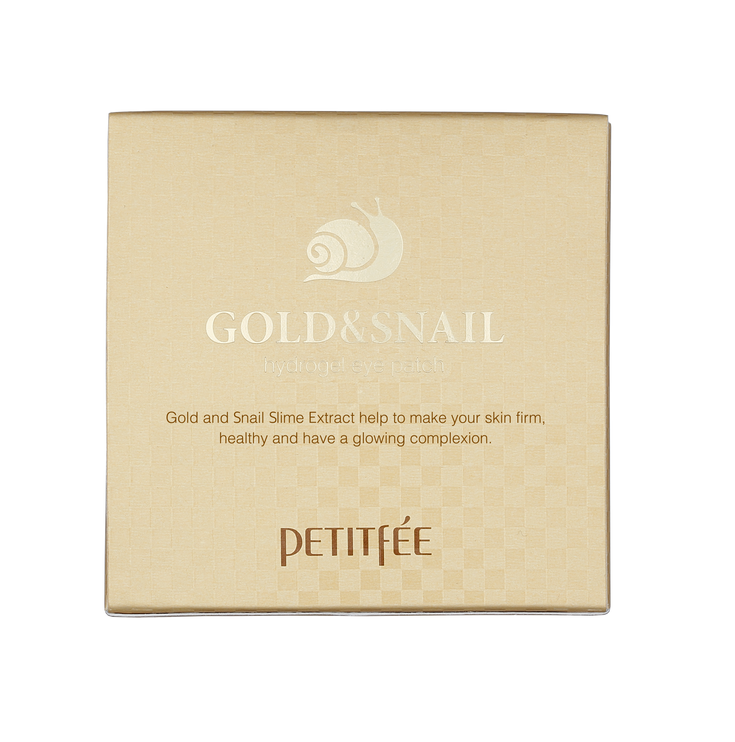 PETITFEE - Gold & Snail Hydrogel Eye Patches Pack 60pcs