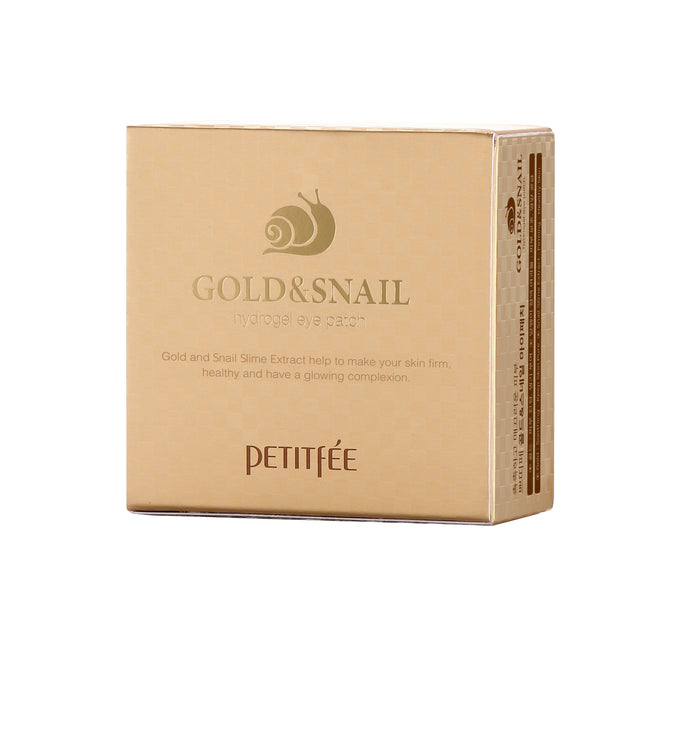 PETITFEE - Gold & Snail Hydrogel Eye Patches Pack 60pcs