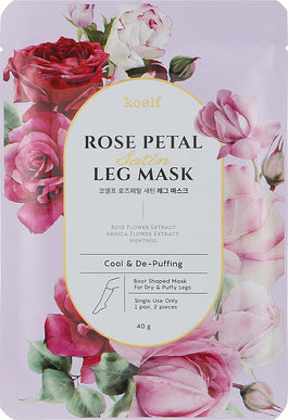 KOELF - Rose Petal Satin Leg Mask